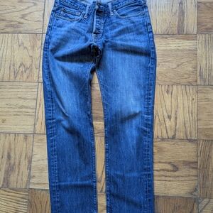Abercrombie & Fitch Men's Straight Leg Jeans - Deep Blue